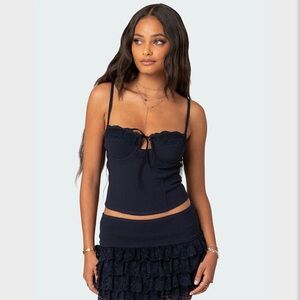 Navy blue, medium, edikted corset